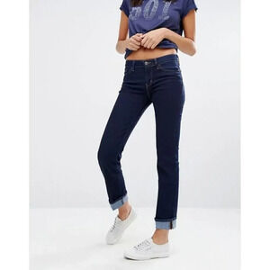 Levi's 714 Straight Dark Wash Jeans